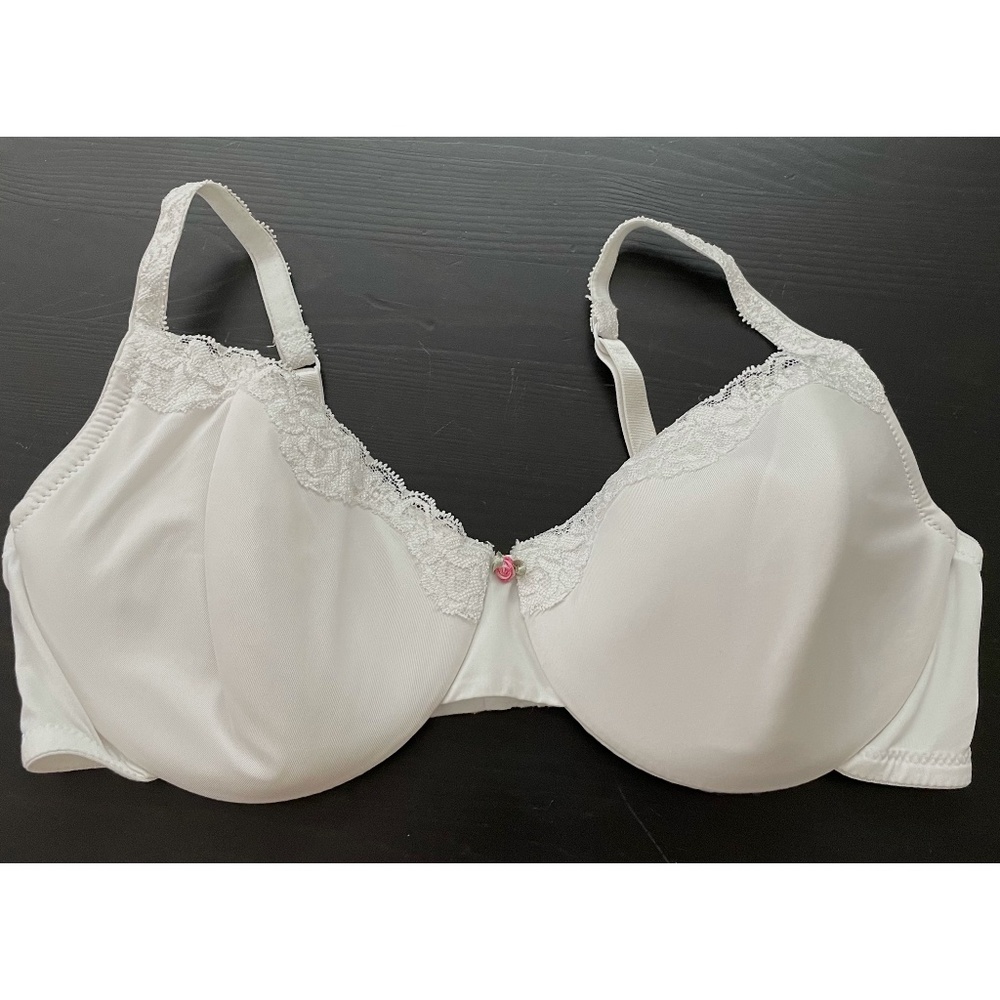Warner's Bra 38D White Padded Underwire 01399